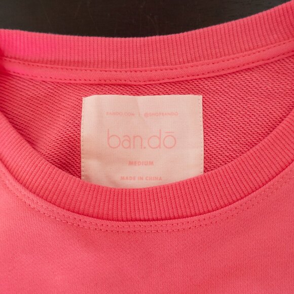 Ban.do - Be Present Balloon Sleeve Sweatshirt Medium - Picture 4 of 4